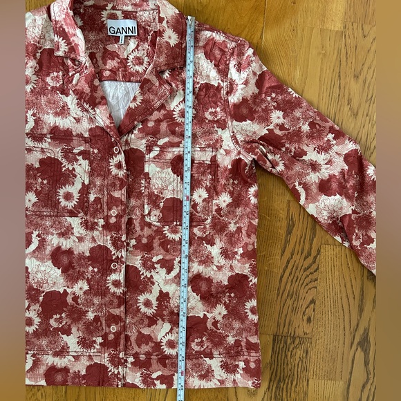 Ganni Floral Print Shirt - Picture 5 of 6
